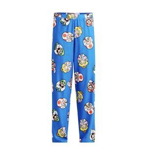 Super Mario Brothers Women’s Sleep Pants W/Pockets SZ L (12-14) Pajamas NWT